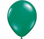 12" Metallic Dark Green Latex Balloons